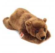 Hermann Teddy Stuffed Animal Brown Bear Lying 45cm