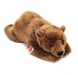 Stuffed Animal Brown Bear Lying 45cm