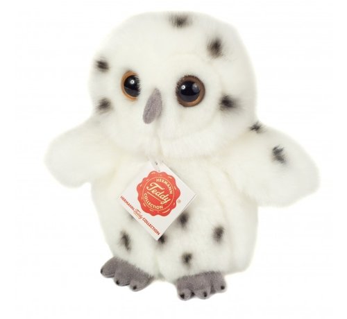 Hermann Teddy Stuffed Animal Snowy Owl 16cm