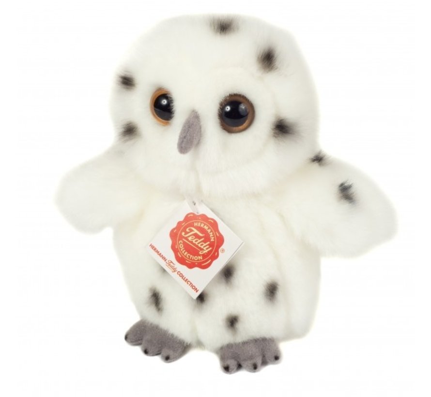 Stuffed Animal Snowy Owl 16cm