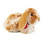 Stuffed Animal Rabbit Brown White 23cm