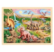 GOKI Puzzle dinosaur track