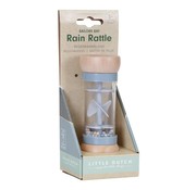 Little Dutch Rain Rattle Blue