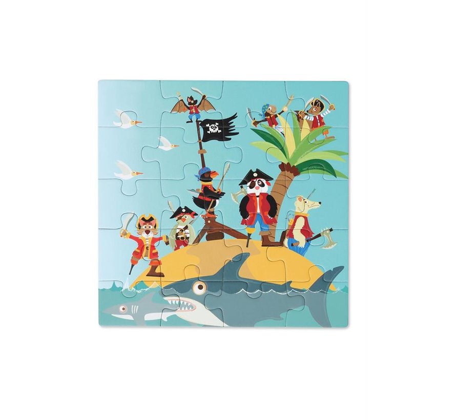 Magnetic Puzzle Book Pirates