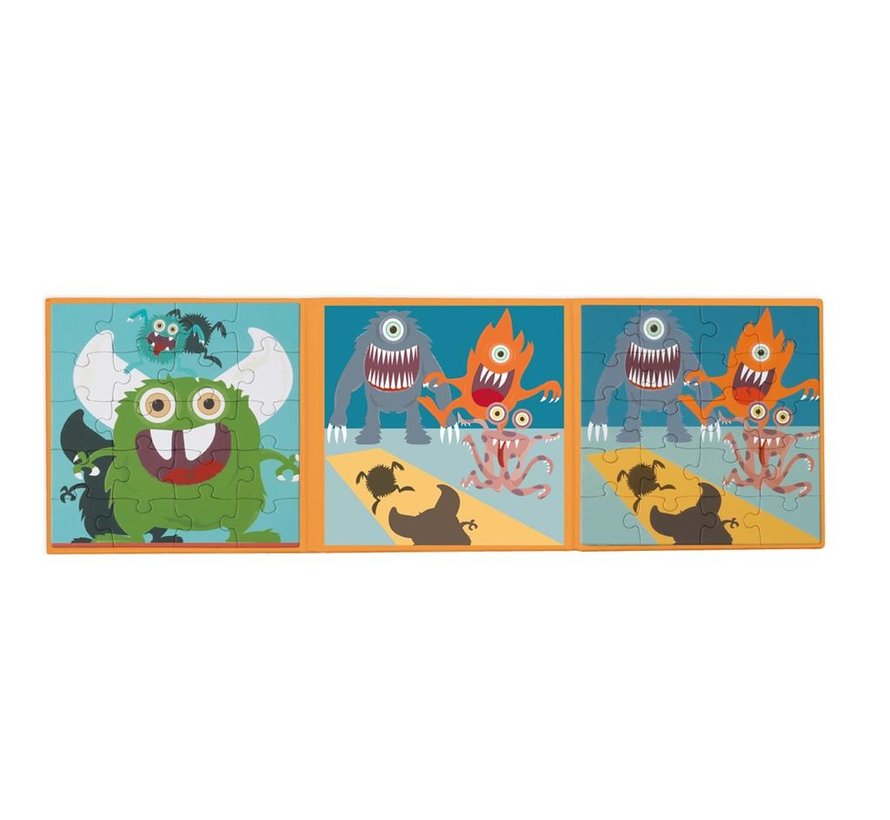 Magnetic Puzzle Book Monster