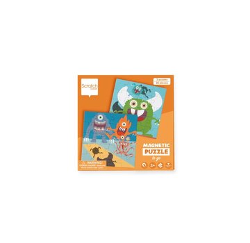 Scratch Magneet Puzzelboek Monsters