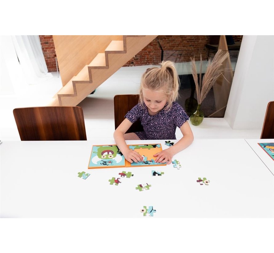 Magnetic Puzzle Book Monster