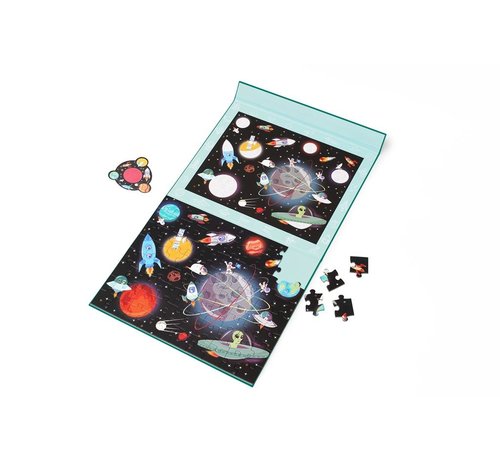 Scratch Magnetic Puzzle 2 in 1 Space 80pcs