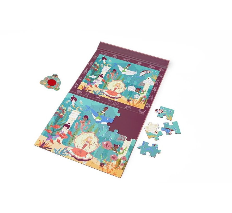 Magnetic Puzzle 2 in 1 Mermaid 30pcs