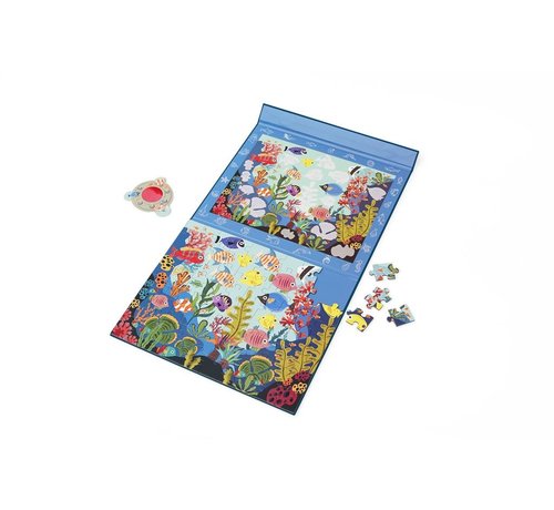 Scratch Magnetische Puzzel 2 in 1 Oceaan 80pcs