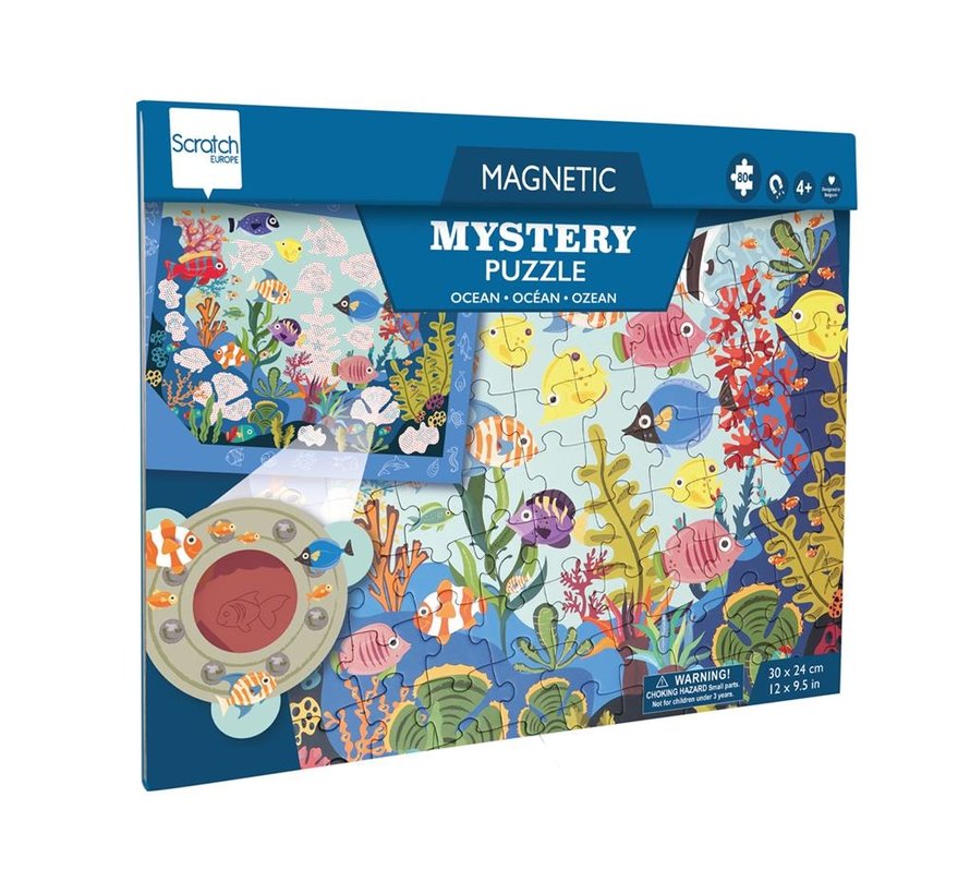 Magnetische Puzzel 2 in 1 Oceaan 80pcs