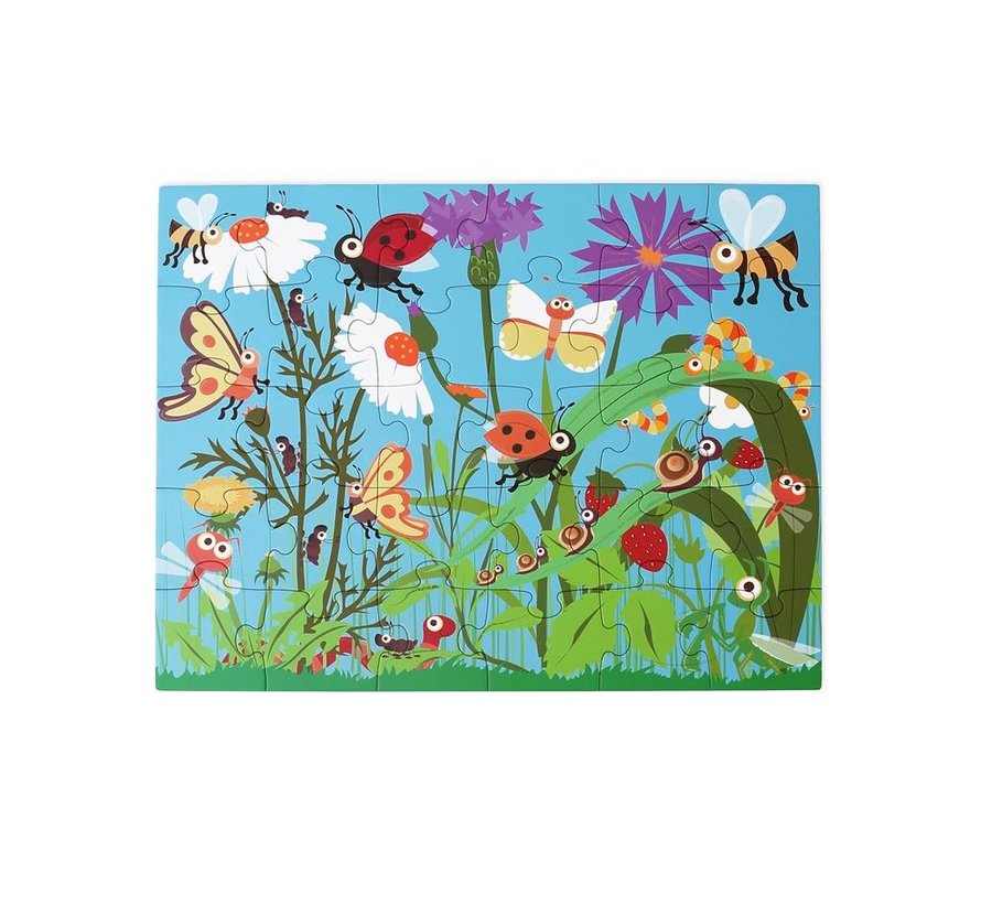 Magnetische Puzzel 2 in 1 Insect 30pcs