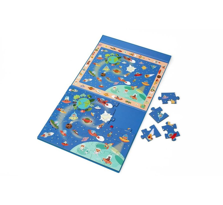 Magnetische Puzzel 2 in 1 Ruimte 30pcs