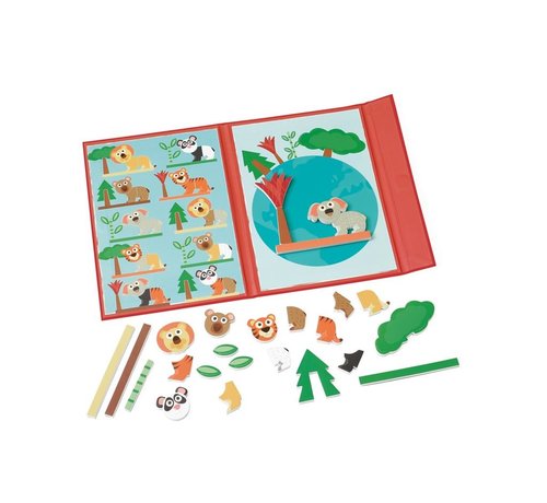 Scratch Magnetic Mix & Match Animal World