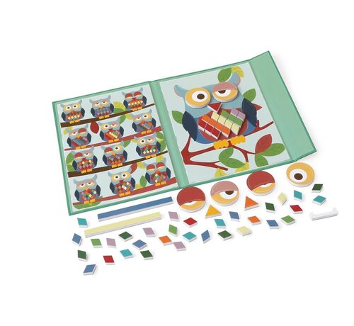 Scratch Magnetische Kleuren & Vormen Uil