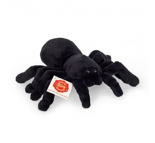 Hermann Teddy Stuffed Animal Spider Black 16cm