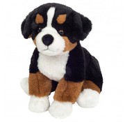 Hermann Teddy Stuffed Animal Bernese Mountain Dog Sitting 26cm