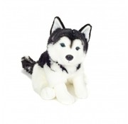 Hermann Teddy Knuffel Hond Husky Zittend 30cm