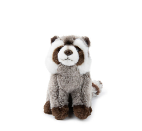 WWF Knuffel Raccoon Black White 23 cm