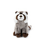 Knuffel Raccoon Black White 23 cm