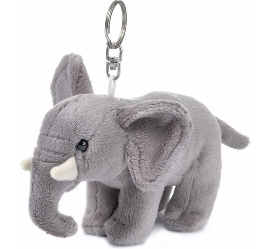 Knuffel Sleutelhanger Olifant 10cm