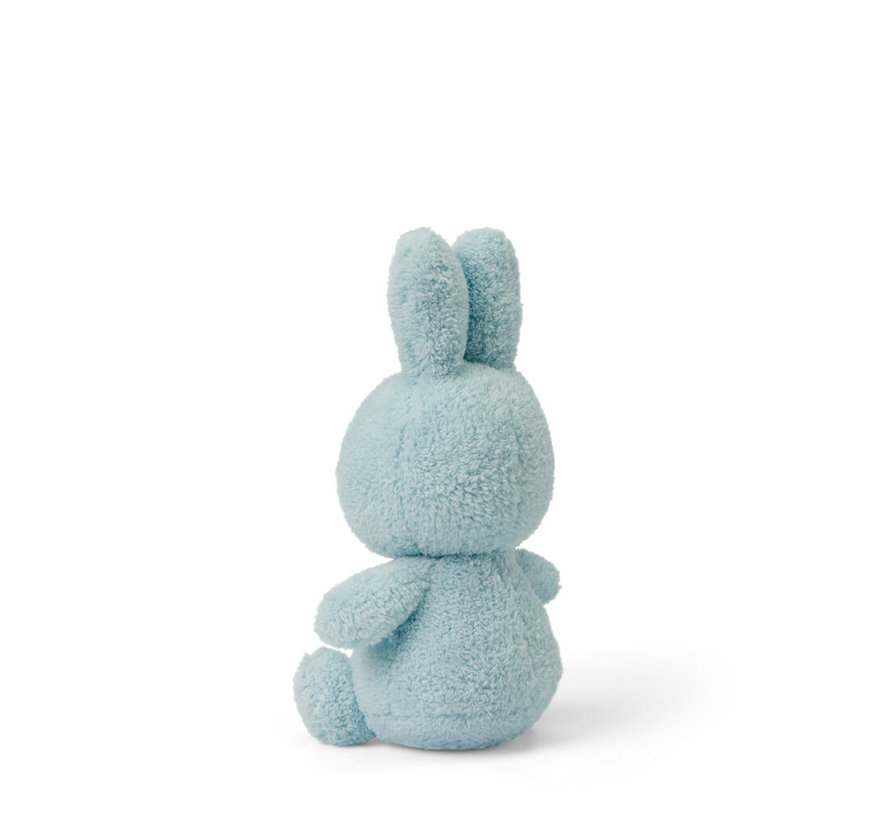 Knuffel Sitting Terry Light Blue 23 cm