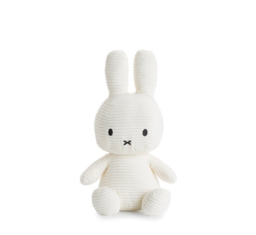 Nijntje Miffy Sitting Corduroy Offwhite - 33 cm - 13"