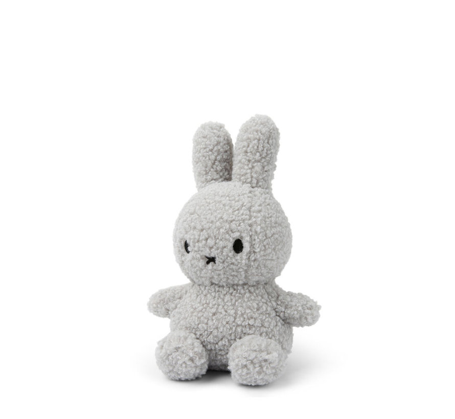 Knuffel Sitting Teddy Light Grey 23 cm