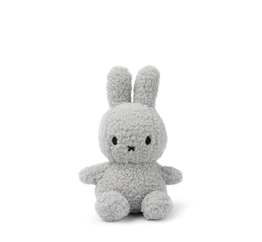 Miffy Sitting Teddy Light Grey - 23 cm - 9'' - 100% recycled