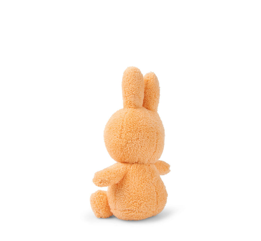 Knuffel Sitting Terry Soft Orange 23 cm