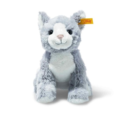 Steiff Cassie cat 26 ice blue/white