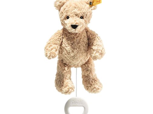 Steiff Jimmy Teddy b. 26 light brown music box