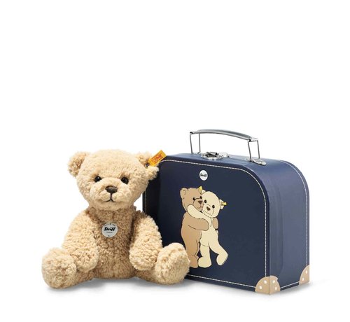 Steiff Ben Teddy bear 21 beige in suitcase