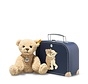 Ben Teddy bear 21 beige in suitcase