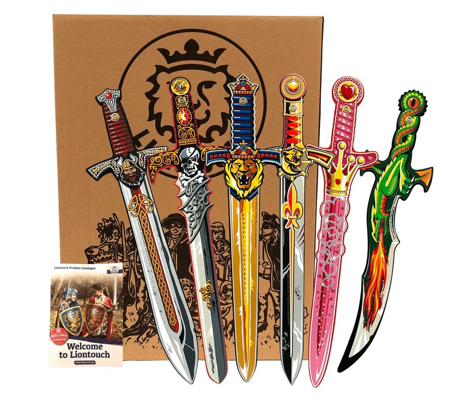 Swords in box set 6-pcs