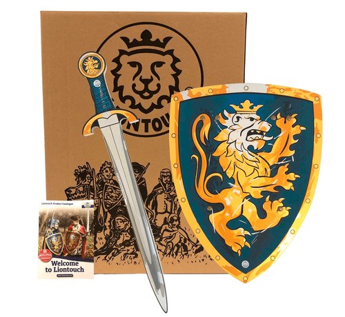 Liontouch Edele Knight Set Sword and Shield Blue