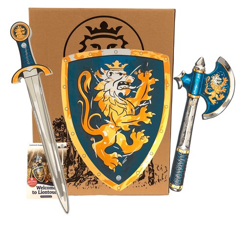 Liontouch Edele Knight Set Sword/Shield/Axe Blue