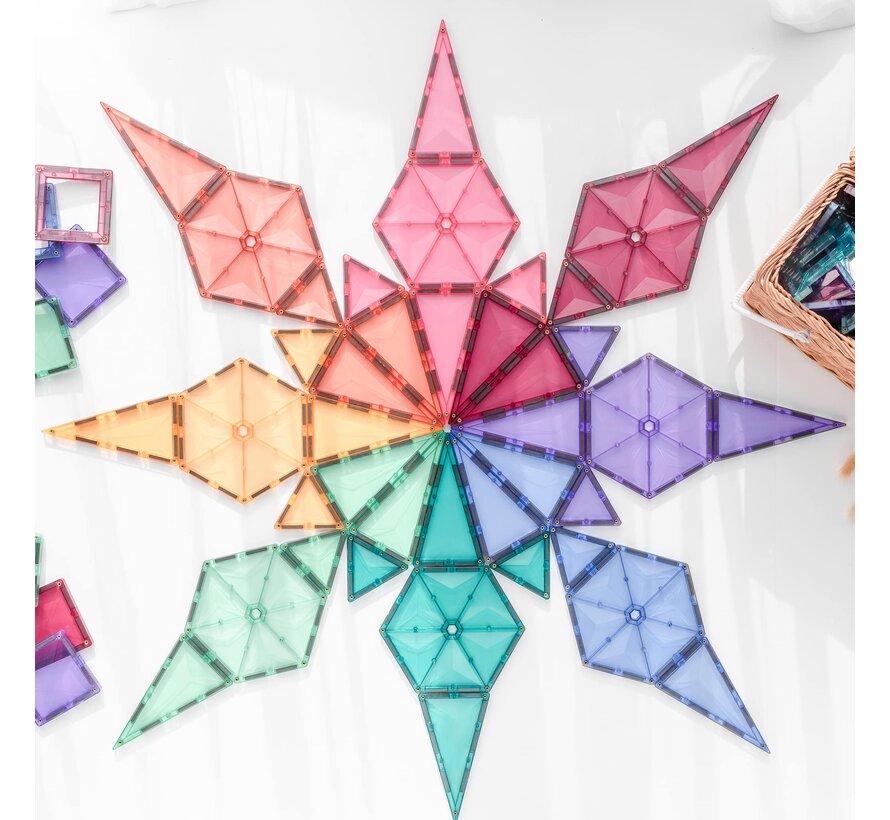 Magnetische Tegels Pastel Geometry 40 pcs