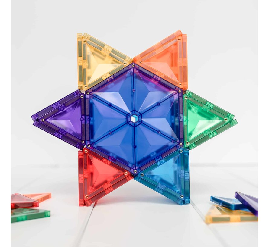 Magnetische Tegels Rainbow Geometry 30 pcs