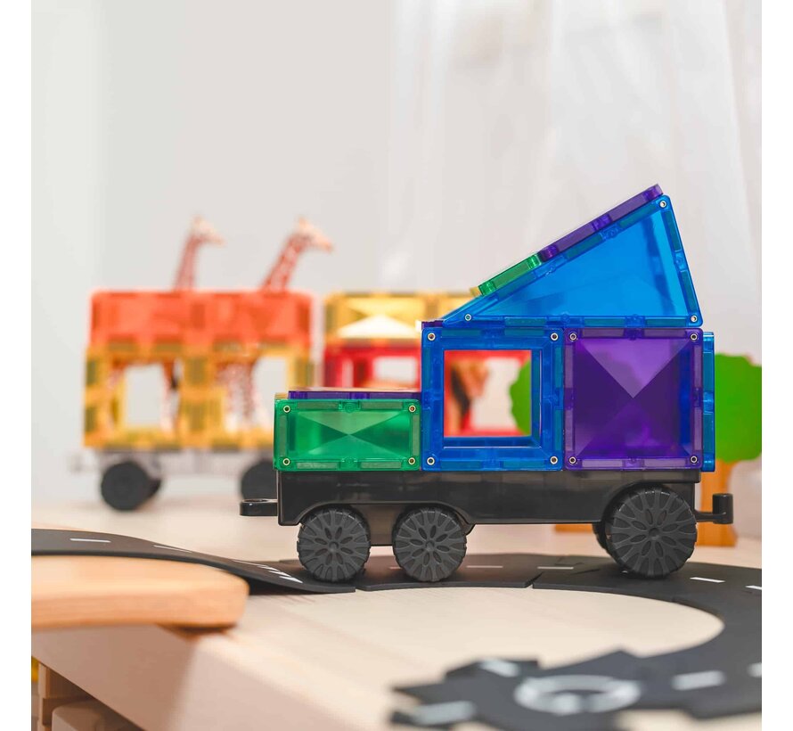 Magnetic Tiles Rainbow Transport 50 pcs