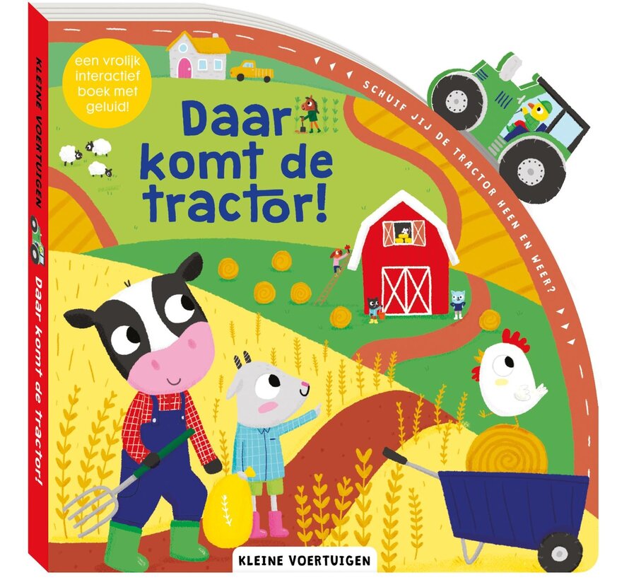 Daar komt de tractor