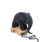 Smallstuff Pull Aong Elephant Knitted Dark Denim