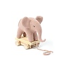 Trekfiguur Knuffel Olifant Roze