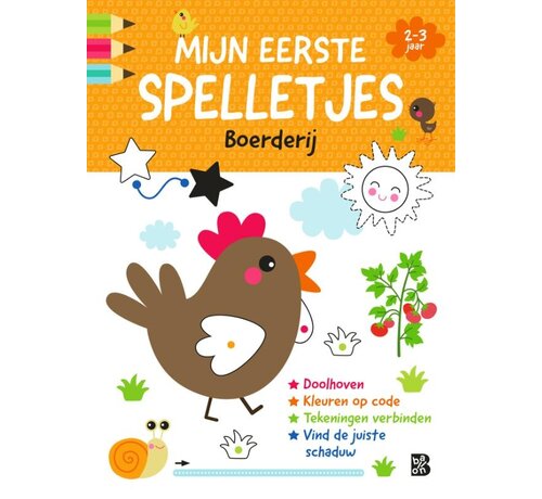 Ballon Kids Mijn eerste spelletjesboek 2-3 jaar Boerderij