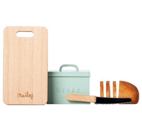 Maileg Bread box w. utensils