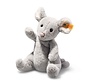 Knuffel Muis Zittend Cheesy Mouse 19cm