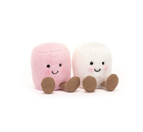 Jellycat Knuffel Amuseable Pink and White Marshmallows