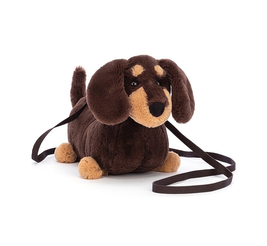 Knuffel Tas Hond Otto Sausage Dog Bag