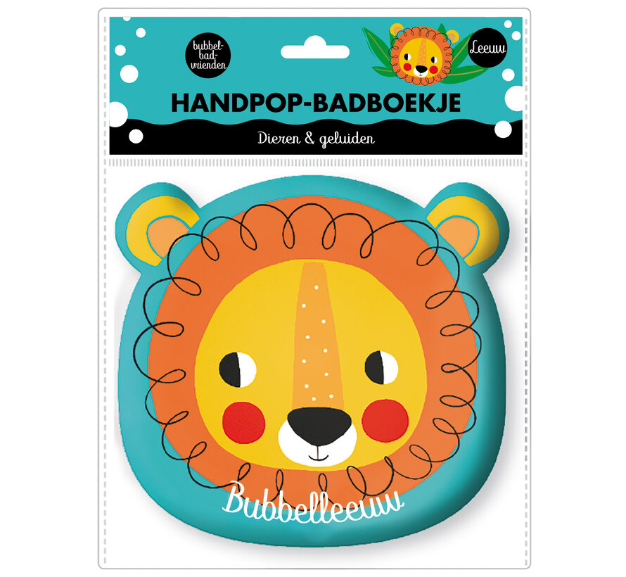 Handpop badboekje Leeuw