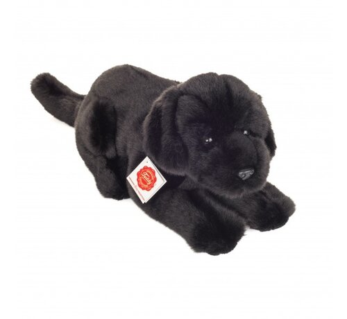 Hermann Teddy Soft Toy Dog Labrador Black 30cm